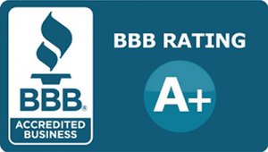 Sandhills Seamless Gutters is an accredited business of the Better Business Bureau with an A+ rating.